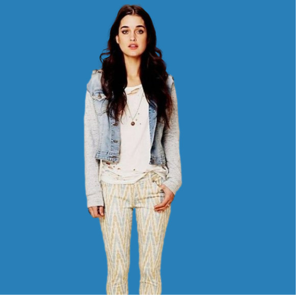 Free People Ikat Cropped skinny jeans Size 29 - Picture 3 of 9